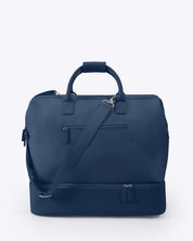 NOBL Travel Drop Bottom Weekender Bag - Midnight Blue