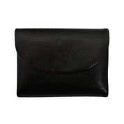 ILI New York Trifold Compact Wallet - Black/Red