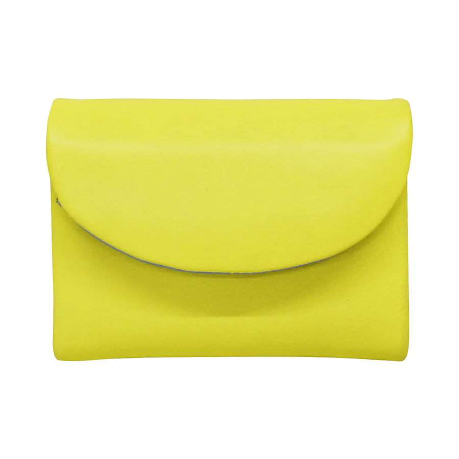 ILI New York Trifold Compact Wallet - Mellow Yellow/Chambray
