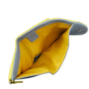 ILI New York Trifold Compact Wallet - Mellow Yellow/Chambray