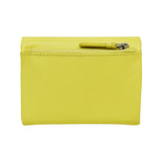 ILI New York Trifold Compact Wallet - Mellow Yellow/Chambray