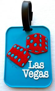 Mary Ellis Las Vegas Dice 3-D Luggage Tag