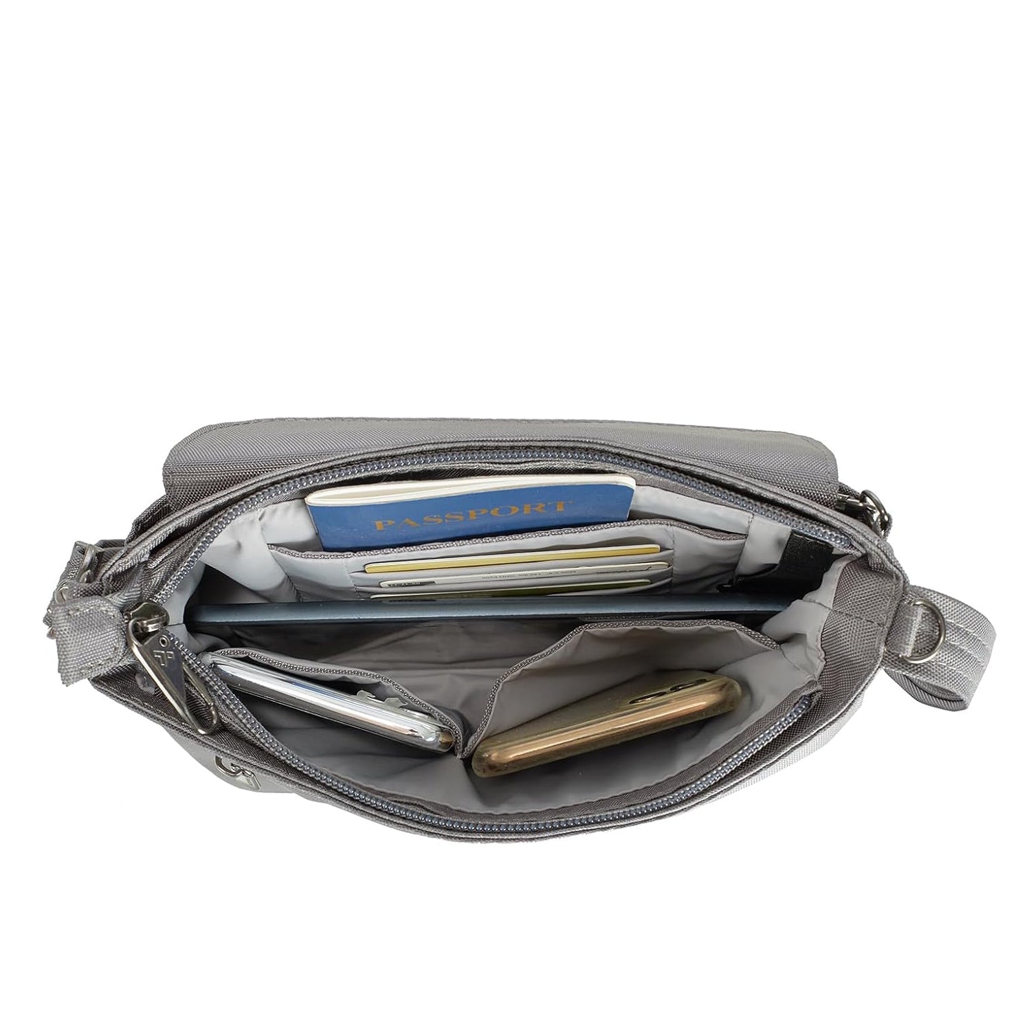Travelon Anti-Theft Classic Mini Shoulder Bag - Gray