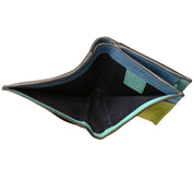 ILI New York Leather RFID Small Snap Wallet - Serenity Multi