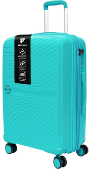 Feelway Luggage 20" Expandable Carry On - Sky Blue