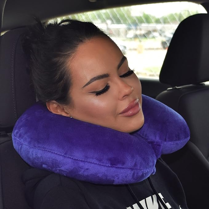 Wolf Essentials Neck Pillow -  Purple