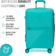 Feelway Luggage 20" Expandable Carry On - Sky Blue