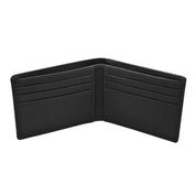 ILI New York Men's Slim Bifold Wallet with Back I.D. - Black