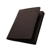 ILI New York RFID Men's Trifold Wallet with Back I.D. - Chocolate