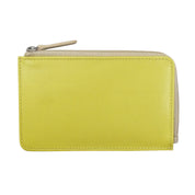 ILI New York RFID Leather Zip Card Holder - Sorrento