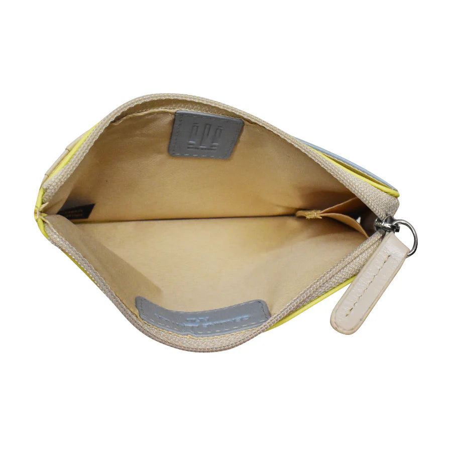 ILI New York RFID Leather Zip Card Holder - Sorrento