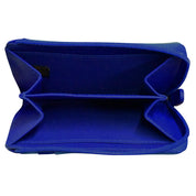 ILI New York Vertical Zip Card Wallet - Mykonos