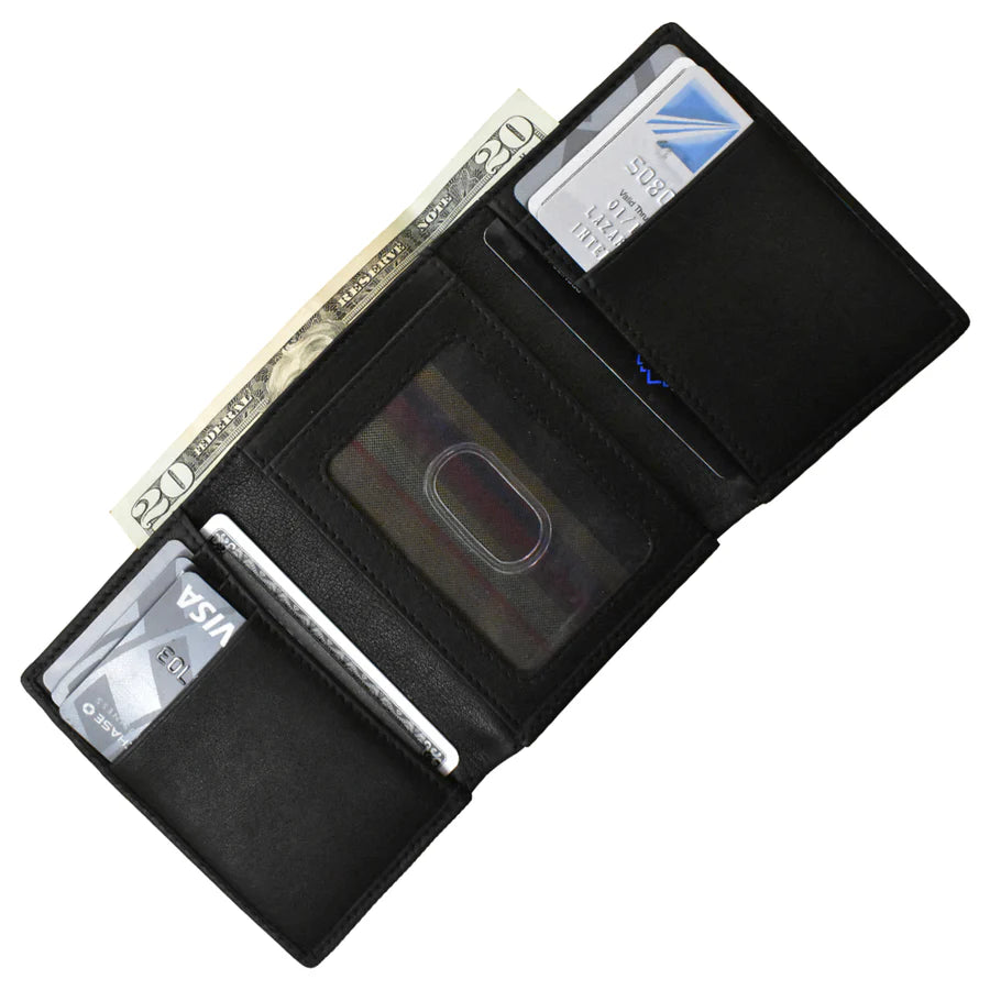ILI New York RFID Trifold - Black