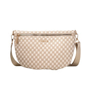 Kedzie Terrace Woven Crossbody -Taupe