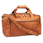 Dorado Leather Small  Carry On Duffel - Tan
