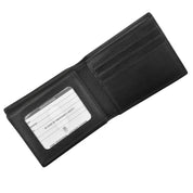 ILI New York RFID  Men's Bifold Wallet with Left Flip -Black