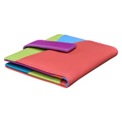 ILI New York Mini Asymmetric Card Wallet with Tab - Paradise Multi