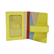 ILI New York Mini Asymmetric Card Wallet with Tab - Sorrento