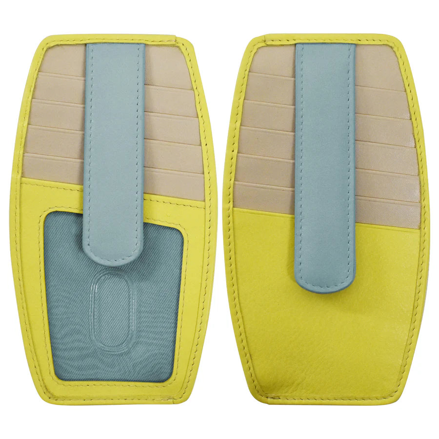 ILI New York Card Holder with Zip Pocket - Sorrento