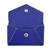 ILI New York Envelope Business Card Case - Cobalt/Yellow