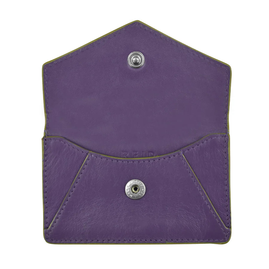 ILI New York Envelope Business Card Case - Purple/Pear
