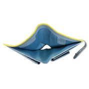 ILI New York RFID Small Leather Wallet with Tab - Mellow Yellow/Chambray
