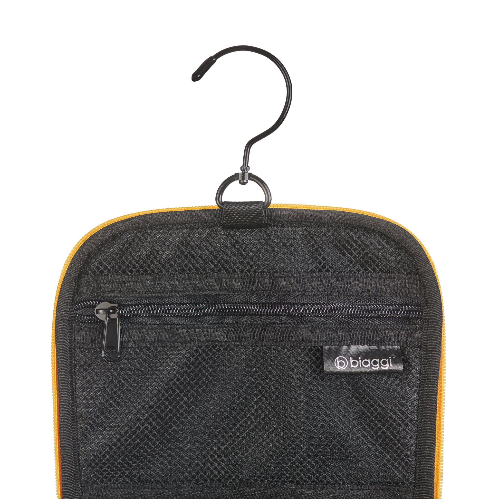 Biaggi Hangmates Hanging Toiletry ZipCube - Black/Yellow