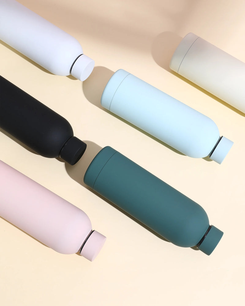 NOBL Travel Stainless Steel Water Bottle - Silver