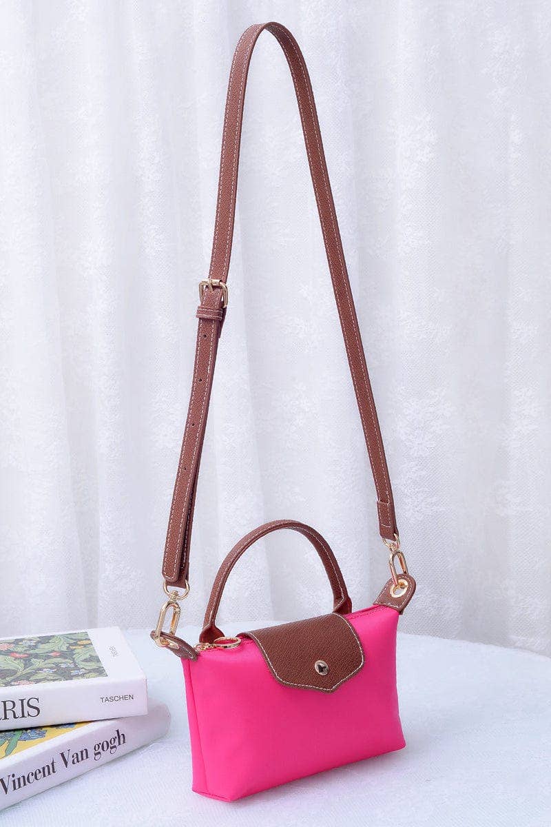 Mimi Mini Crossbody Bag: Pink