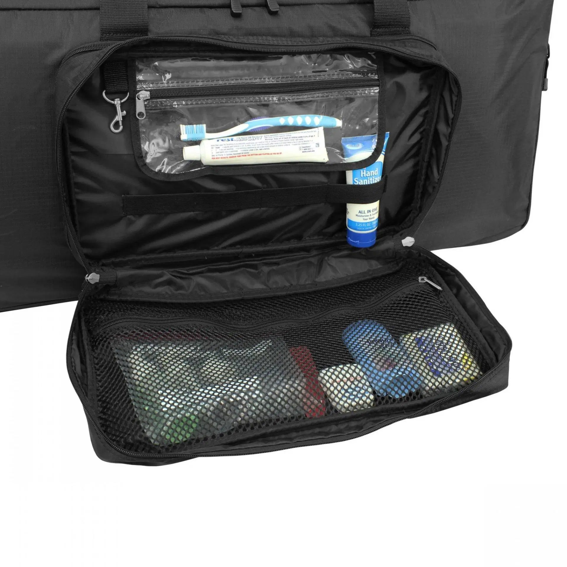 Mercury Luggage 36" Wheeled Monster Duffel - Black