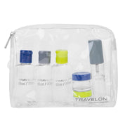 Travelon 1 Quart Zip Top Bag with Bottles - Clear