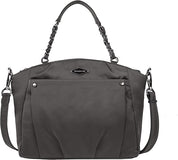 Travelon Parkview Anti-Theft Satchel Crossbody Bag -  Pearl Gray