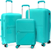 Feelway Luggage 3-Piece Expandable Spinner Luggage Set – 20"/24"/28"