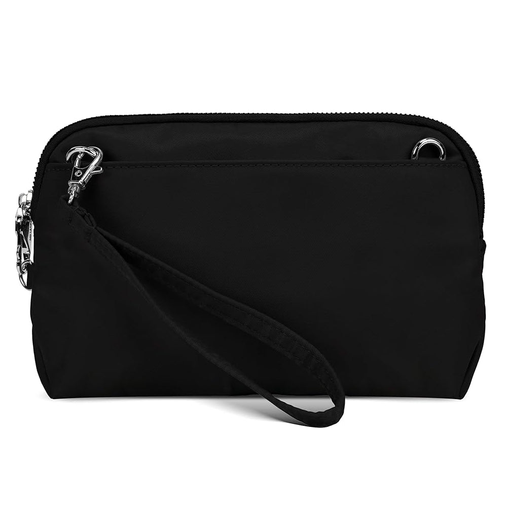 Travelon Anti-Theft Convertible Crossbody Clutch - Onyx, Back view