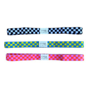 Lounge Chair Pool Towel Band: 3 Pack (Checkmate-Archie-Sadie)