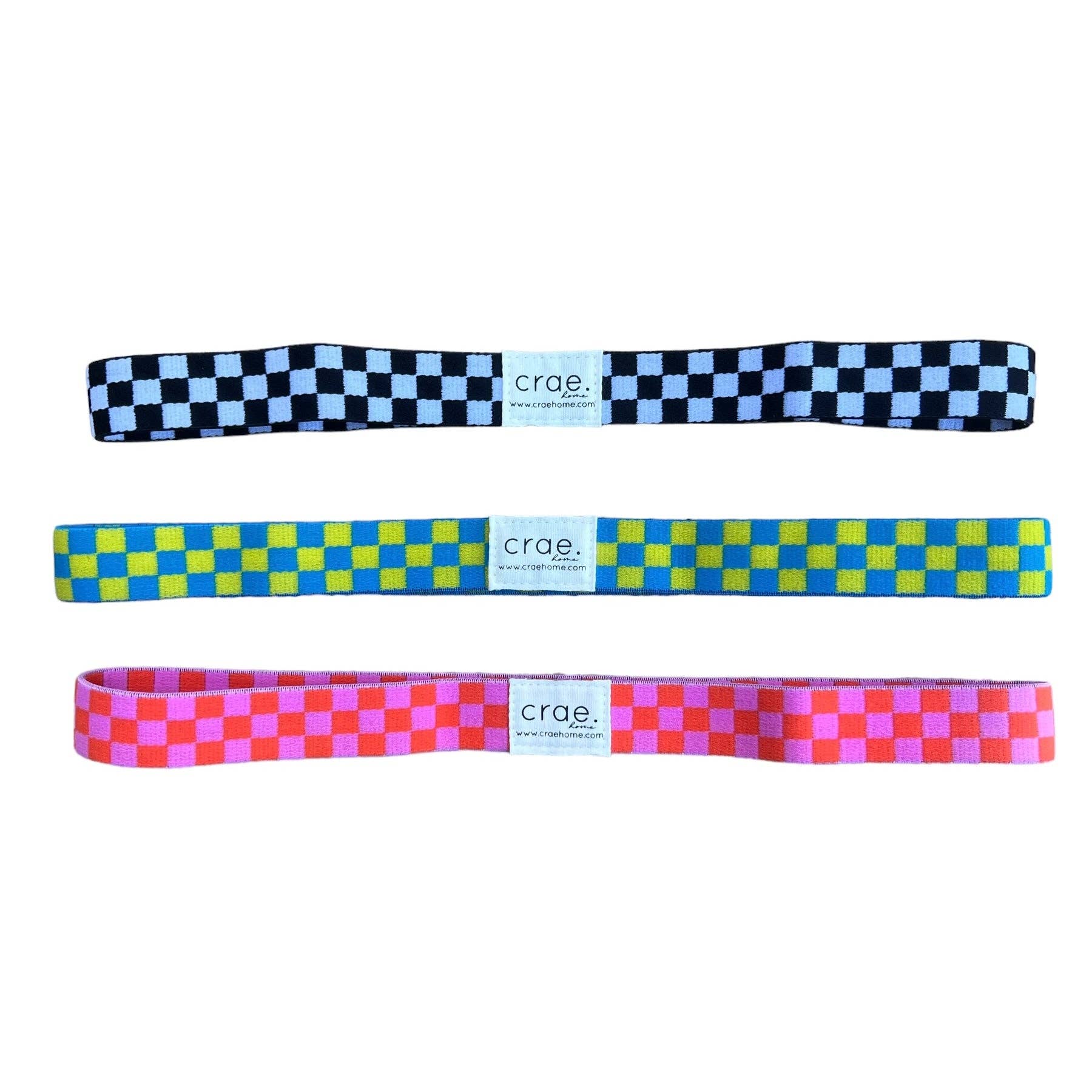 Lounge Chair Pool Towel Band: 3 Pack (Checkmate-Archie-Sadie)