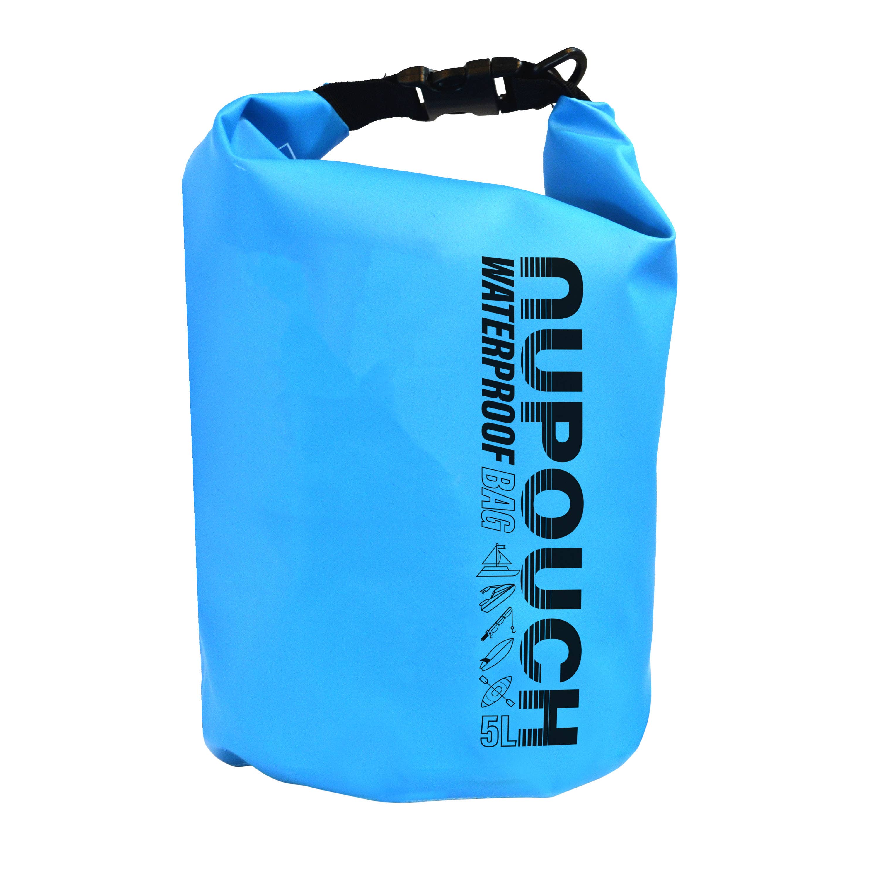 Calla Products NUPOUCH Waterproof Bag Kayak/Canoe/Pool/Beach: 10L - Light Blue