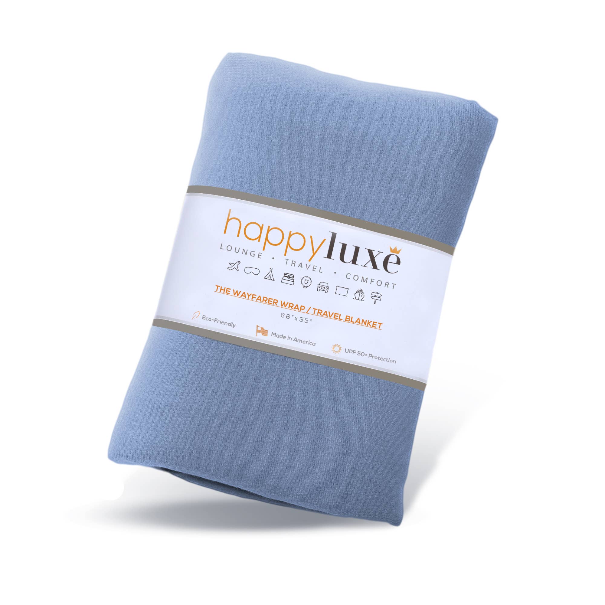 The Wayfarer Travel Wrap UPF 50+ - Serenity Blue