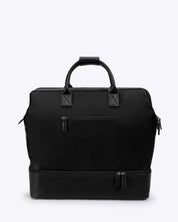 NOBL Travel Drop Bottom Weekender Bag - Jet Black