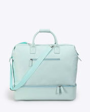 NOBL Travel Drop Bottom Weekender Bag - Powder Blue