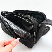 MYTAGALONGS Cosmetic & Jewelry Multiuse Pouch - Black
