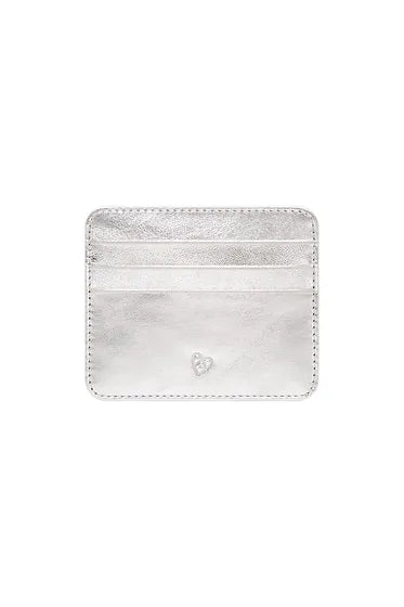 Patent of Heart Andy Card Holder -  Silver