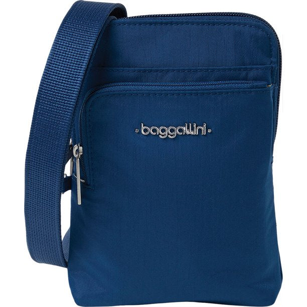 Baggallini Anti-Theft Activity Crossbody Bag - Pacific Blue