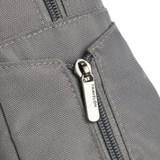 Travelon Anti-Theft Classic Slim Double Zip Crossbody - Gray