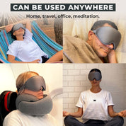 FlyHugz® Premium Sleep Mask - Gray