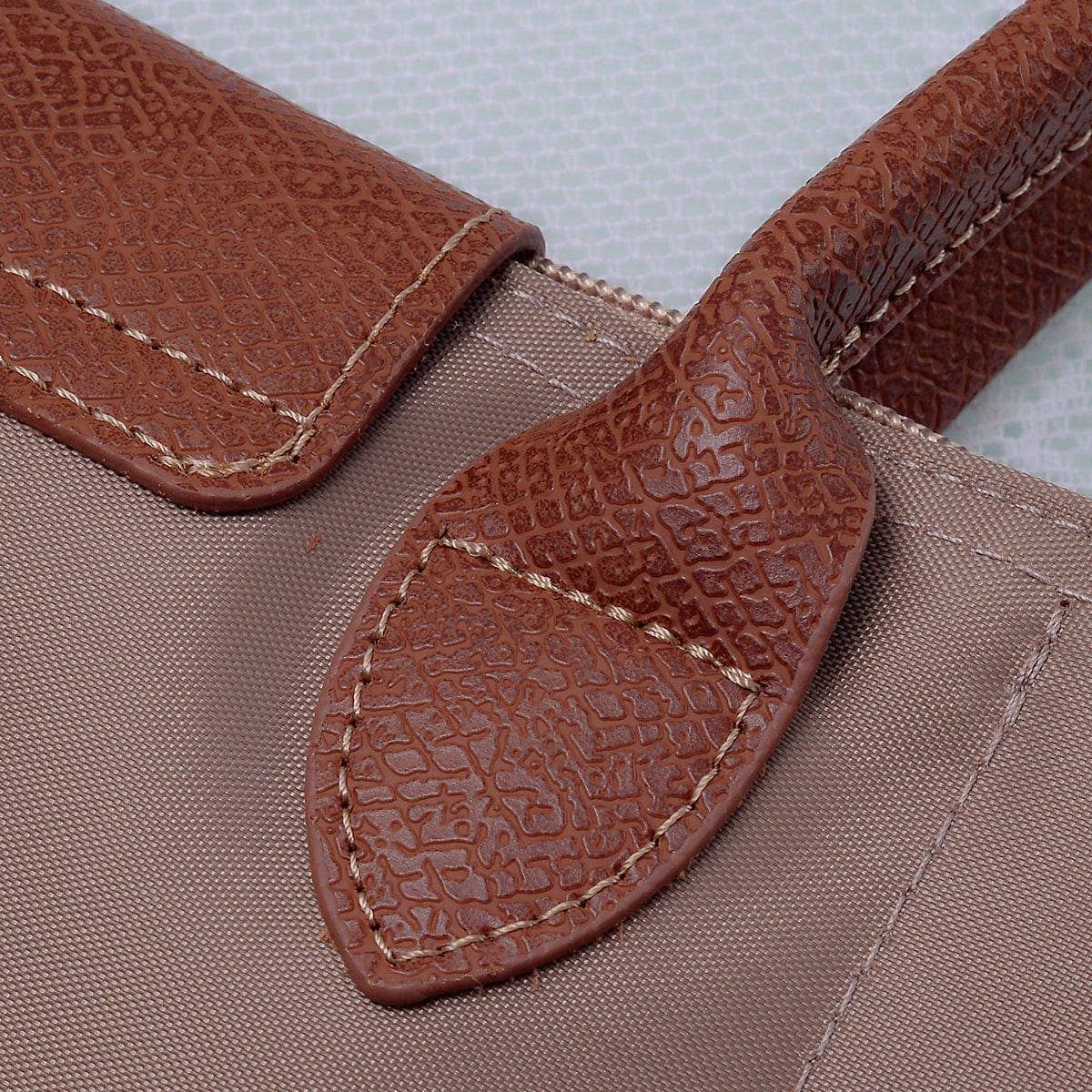 Mimi Dorian 20" Nylon Tote Bag: Ivory