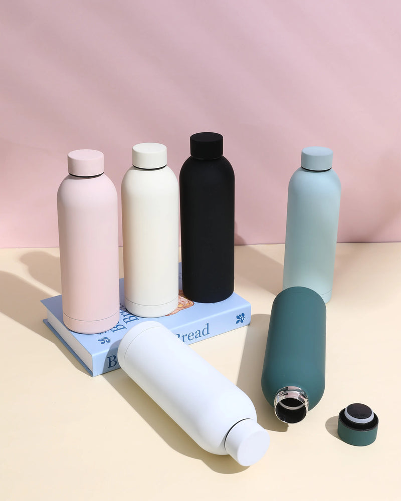 NOBL Travel Stainless Steel Water Bottle - Silver