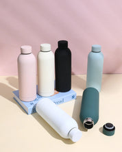 NOBL Travel Stainless Steel Water Bottle - Jet Black