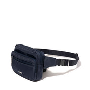 Baggallini Securtex Anti-Theft Belt Bag Sling - French Navy