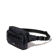 Baggallini Securtex Anti-Theft Belt Bag Sling - Midnight  Blossom Print